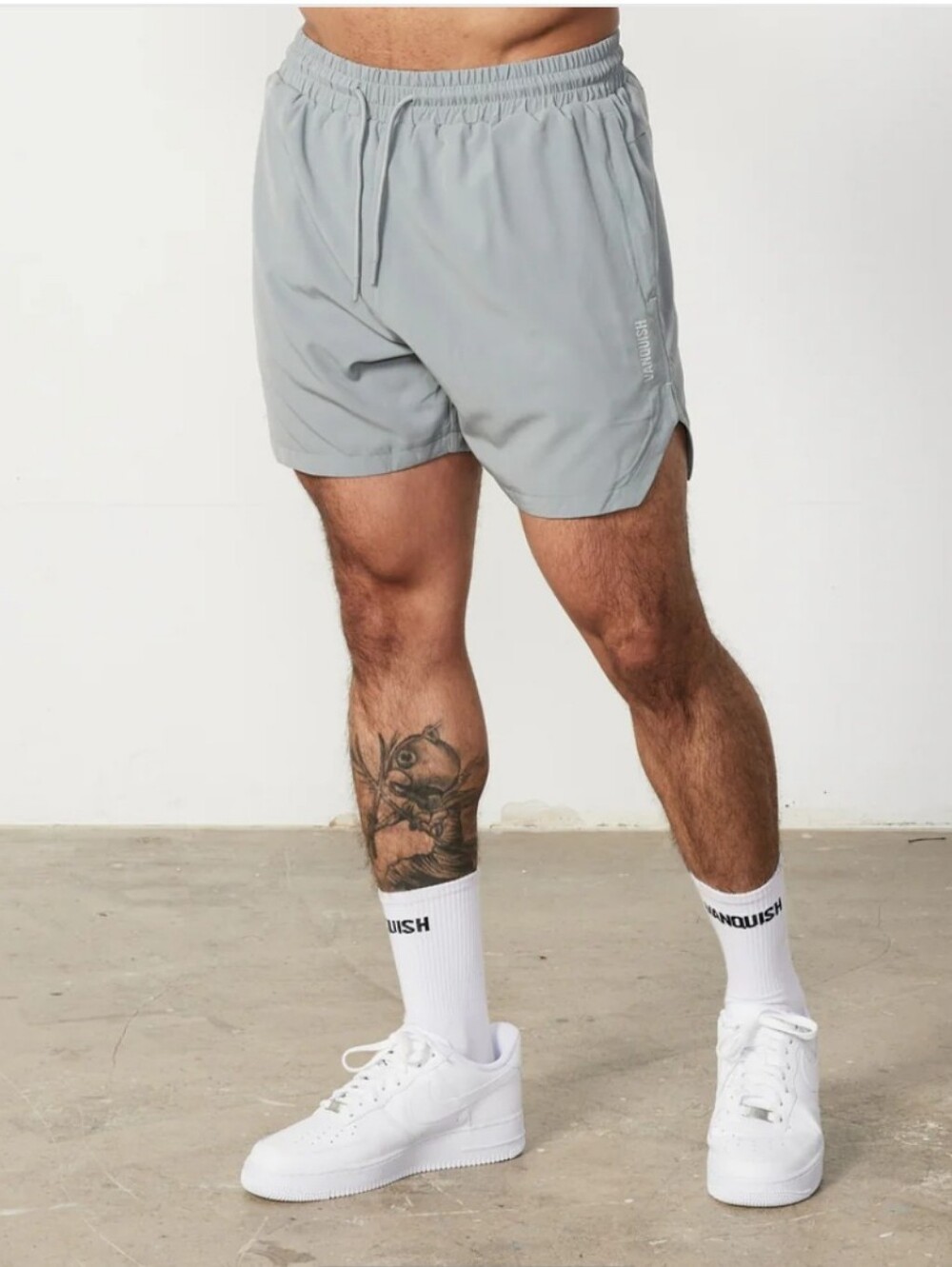 Vanquish Essential Steel Grey Performance 4" Shorts